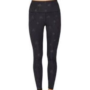 Spiritual Gangster Black palm tree leggings